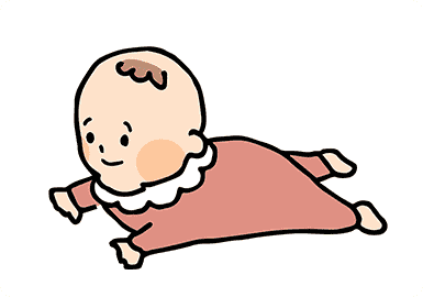 多くの赤ちゃんはすぐに慣れ、普段通りに過ごしています